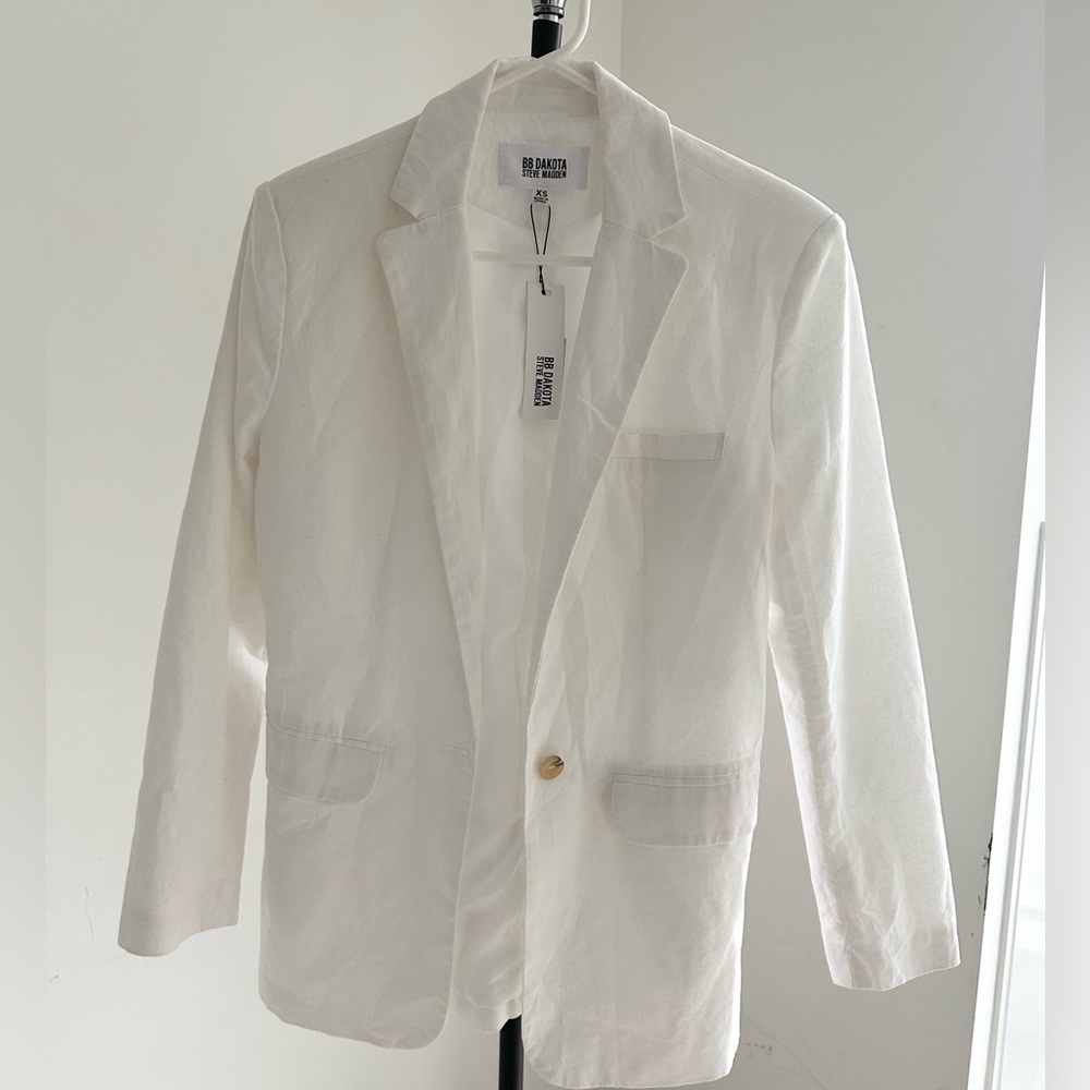 White Blazer Steve Madden Brand New